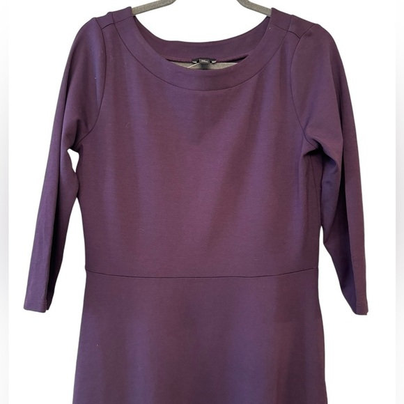 Ann Taylor Factory Ponte Fit & Flare Dress M - Picture 3 of 5